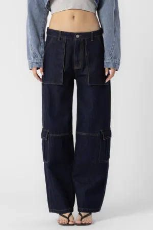 Low Rise Straight Leg Cargo
