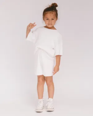Lullaby Club Mini Summer Knit Set - White *FINAL SALE*