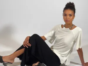 Luxury Top with Removable Silver Chain  - The Minetta