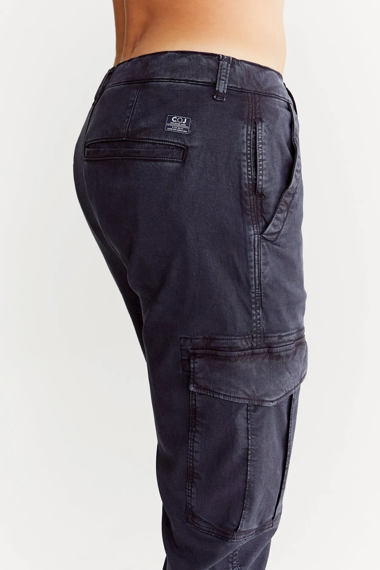 Matt Cargo Pants Dark Blue