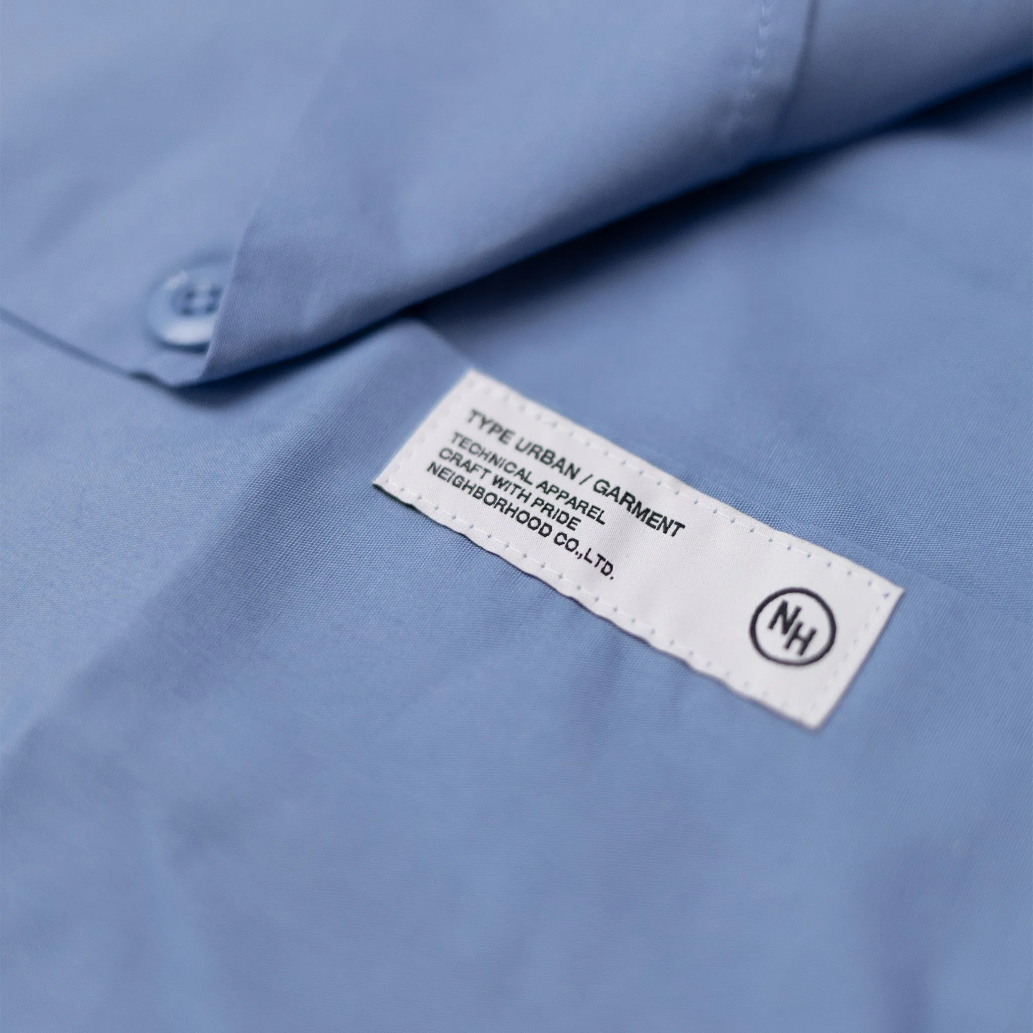 Mens Short Sleeve Classic Work Shirt in Blue - Durable and Stylish