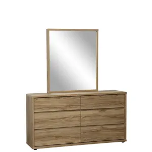 Nico 6 Drawer Dresser with Mirror