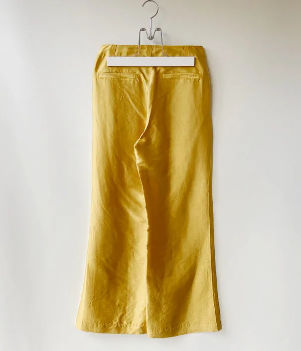 nowos/SILK PANTS(YELLOWGOLD)