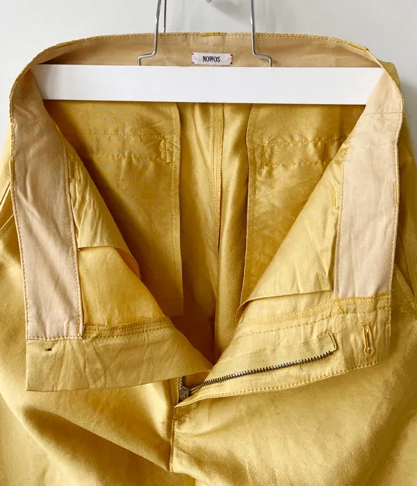 nowos/SILK PANTS(YELLOWGOLD)