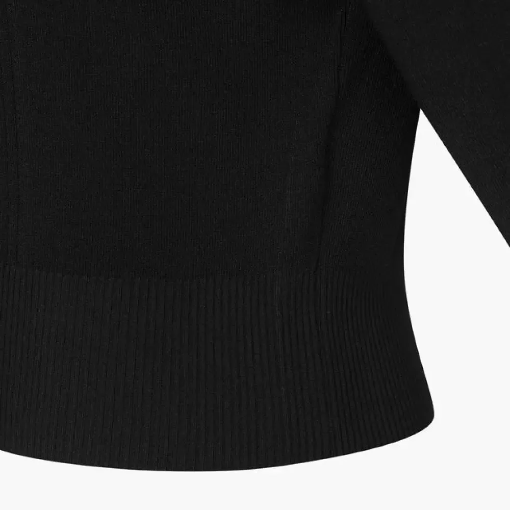 o Khoc Golf DESCENTE N Wide Collar Cardigan