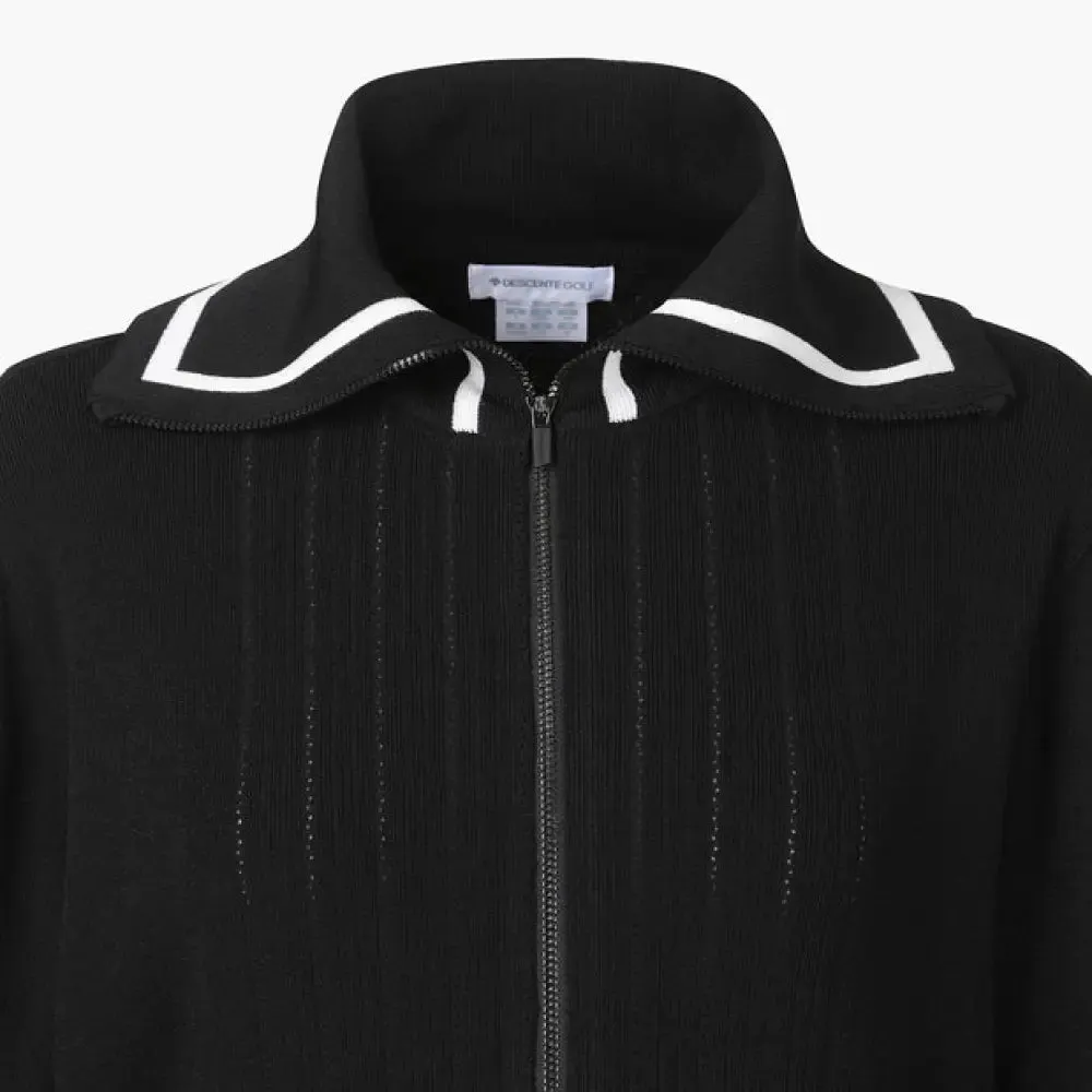 o Khoc Golf DESCENTE N Wide Collar Cardigan
