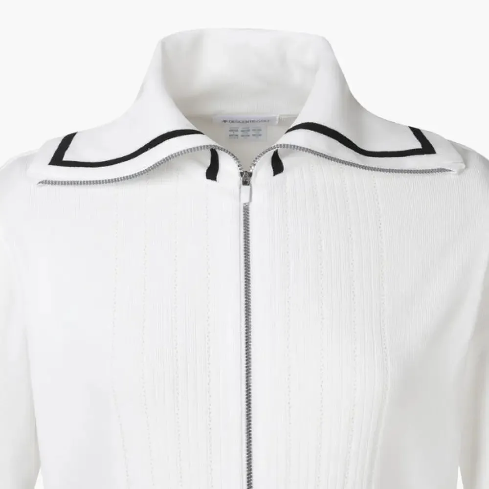 o Khoc Golf DESCENTE N Wide Collar Cardigan