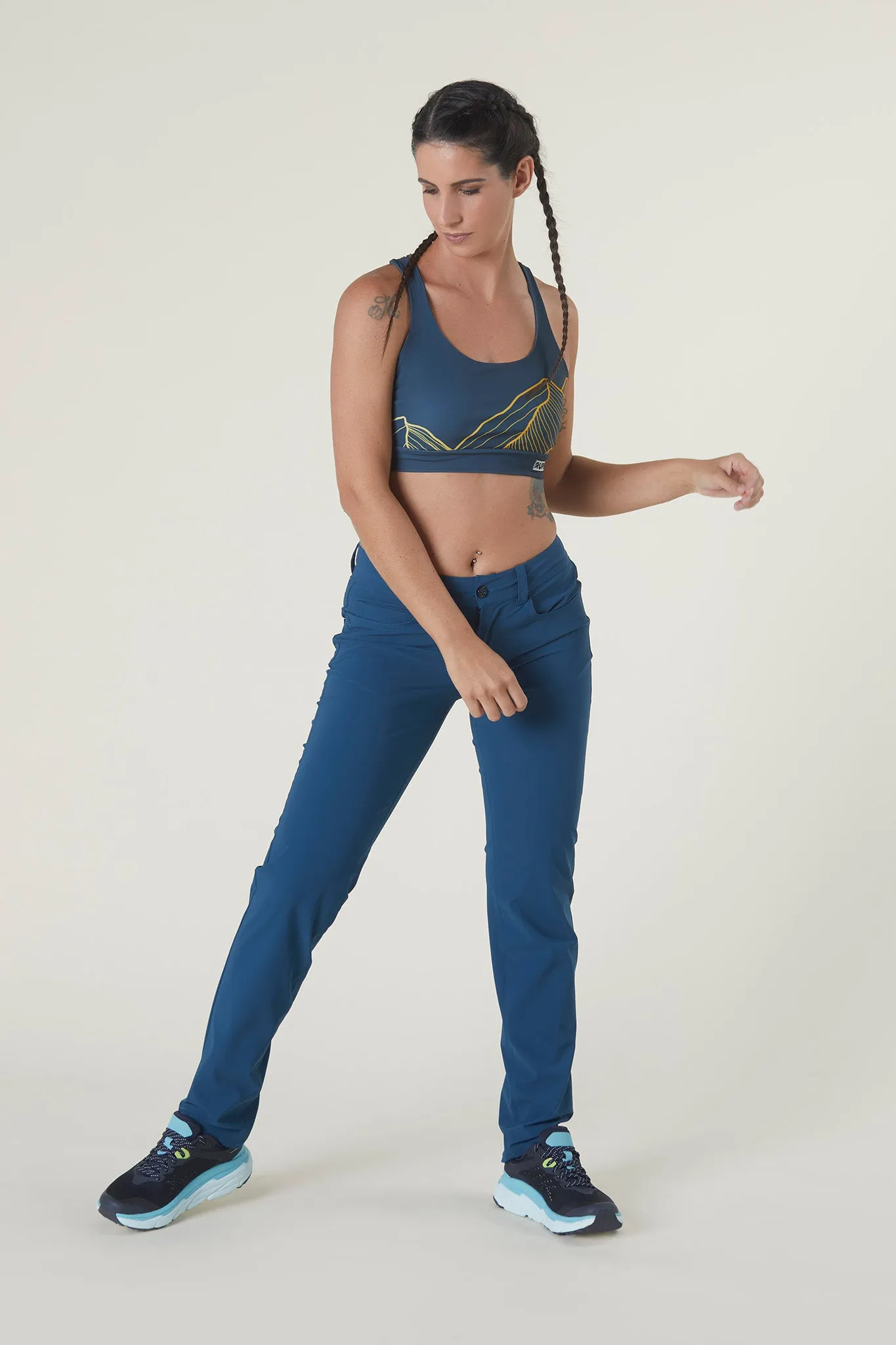 Ottanio - Pantalone Donna Elegante a Taglio Jeans