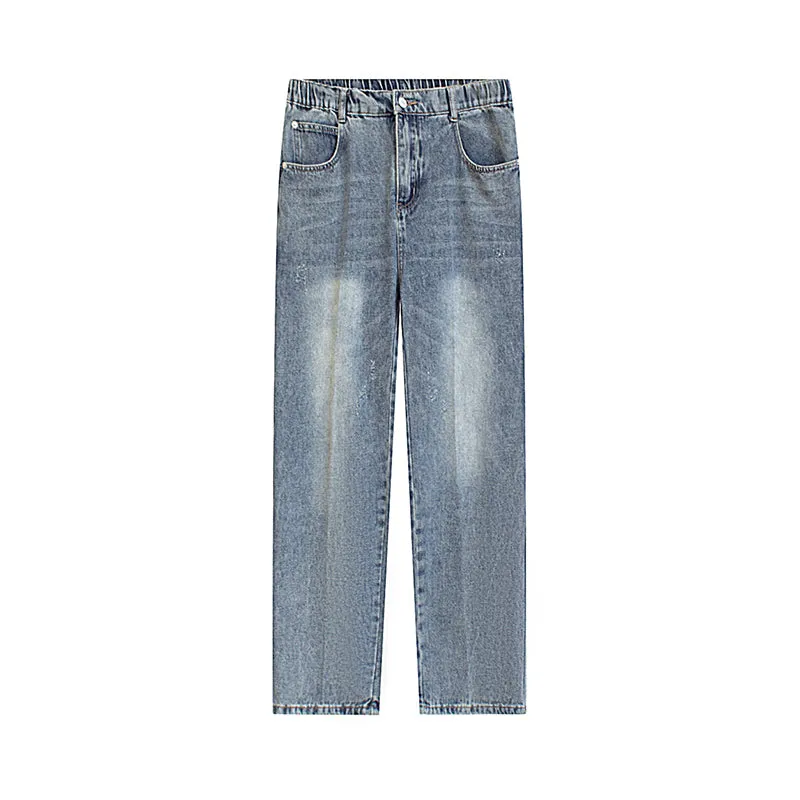 Retro Casual Straight Jeans