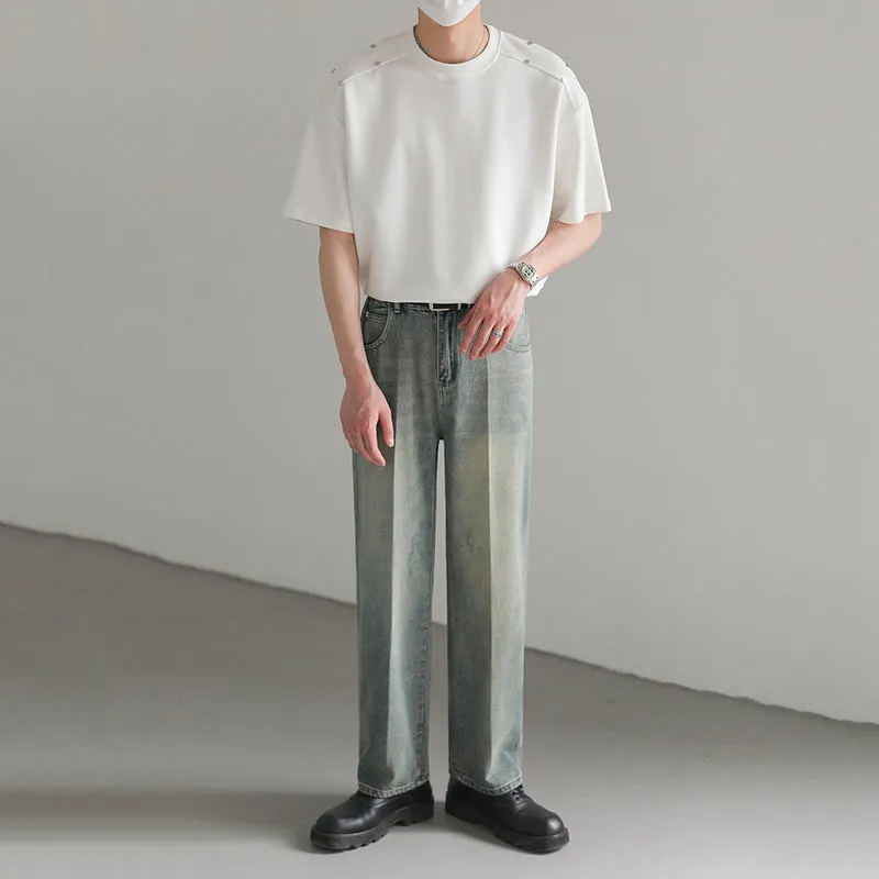 Retro Casual Straight Jeans