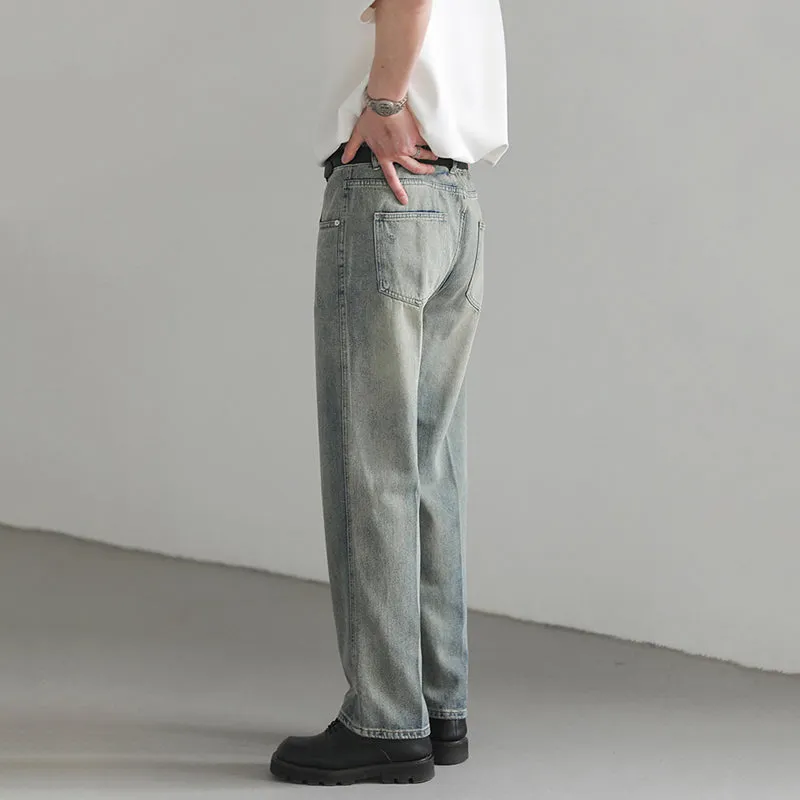 Retro Casual Straight Jeans