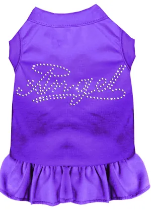 Rhinestone Angel Dress Purple Sm (10)