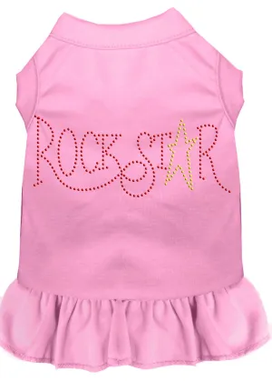 Rhinestone Rockstar Dress Light Pink Xxl (18)