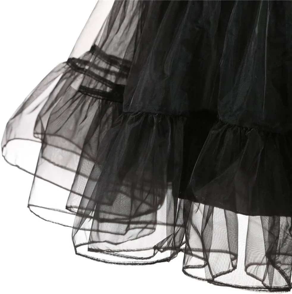 Skirts for Women 2025 Adult Dancing Mesh Skirt Casual High Waisted Pleated Skirt Solid Versatile Layered Tulle Skirt