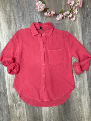 STE Juna Gauze Top in Coral