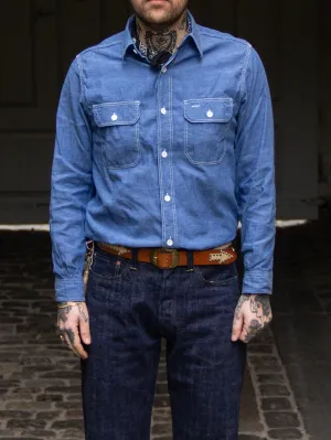 Sugar Cane, Chambray Shirt, VAT Dye