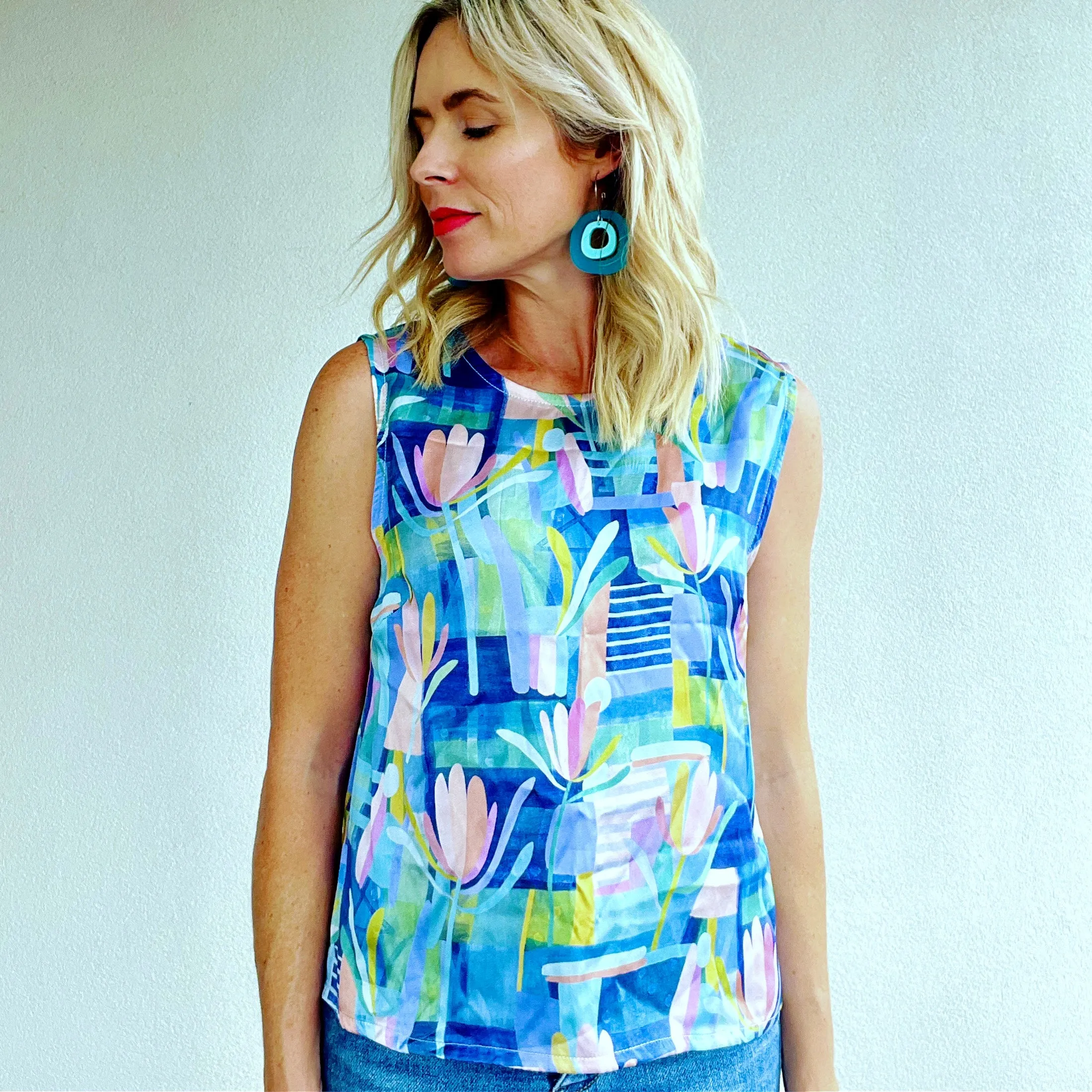 Suncatchers  Silk Shell Top