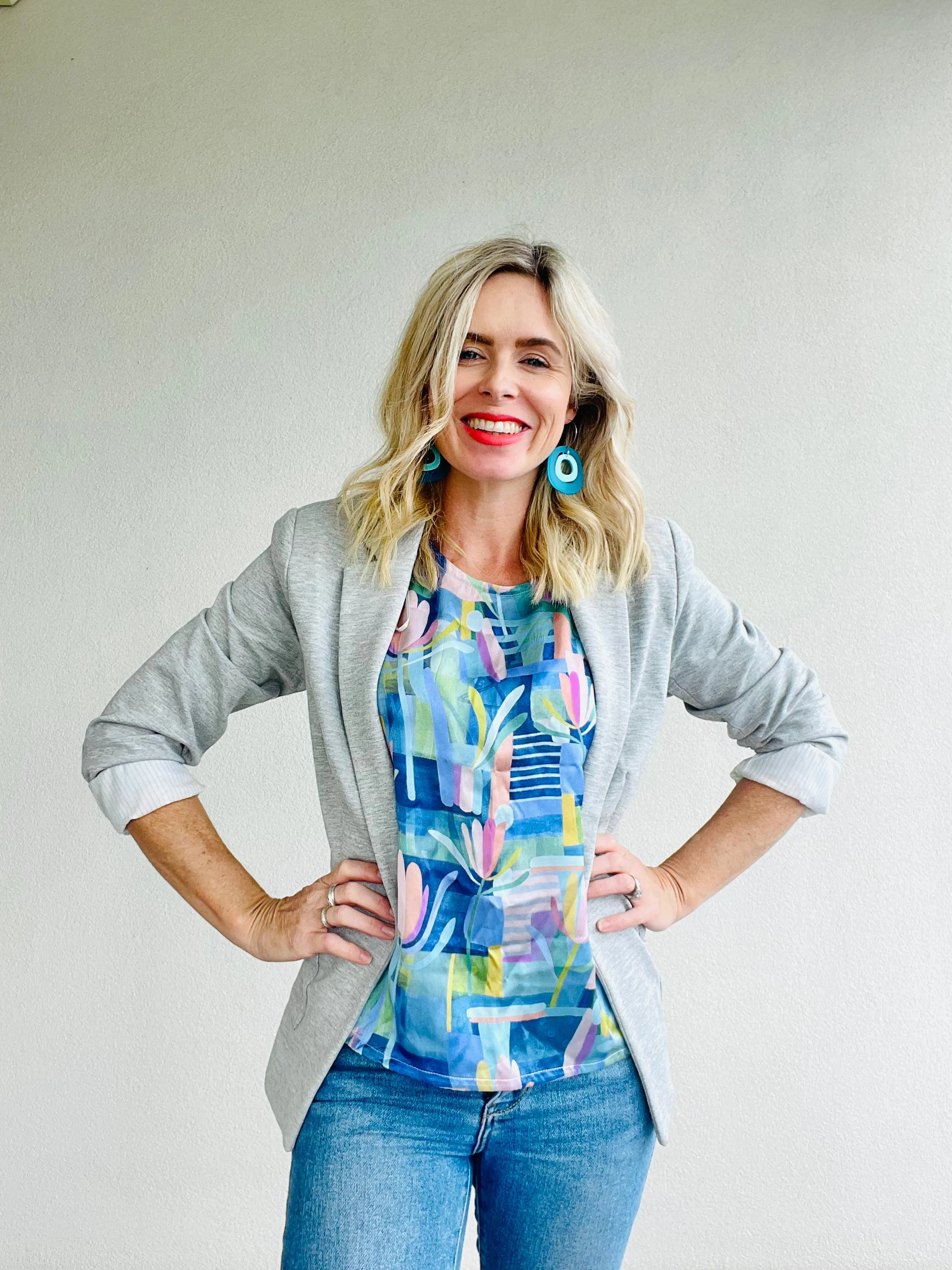 Suncatchers  Silk Shell Top