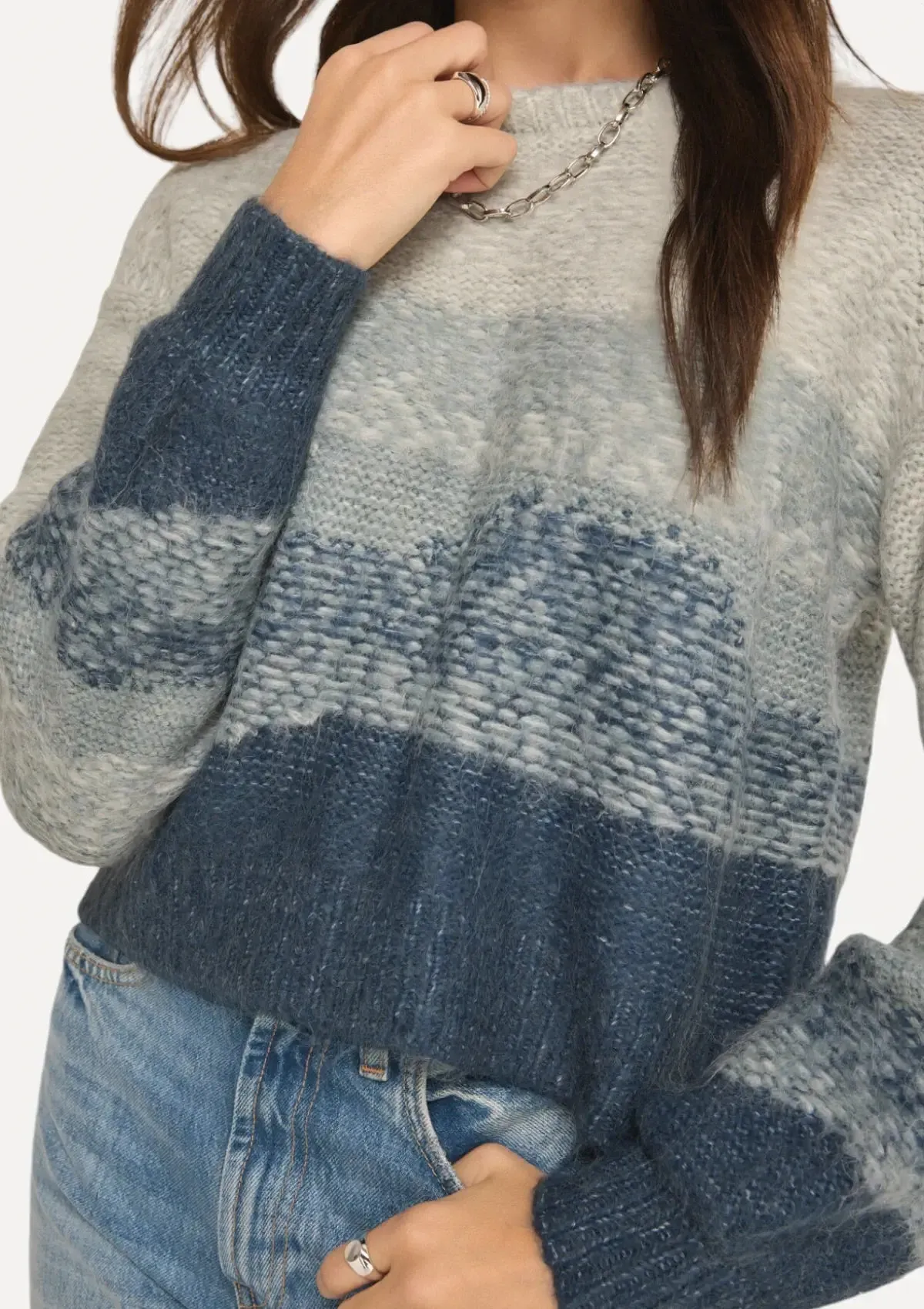 Tranquil Waters Sweater - Light Denim