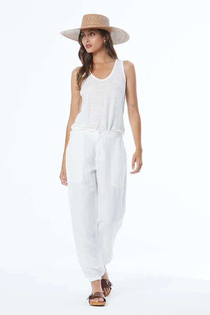 Trooper Jogger in Linen // Bone ~ NO RETURNS