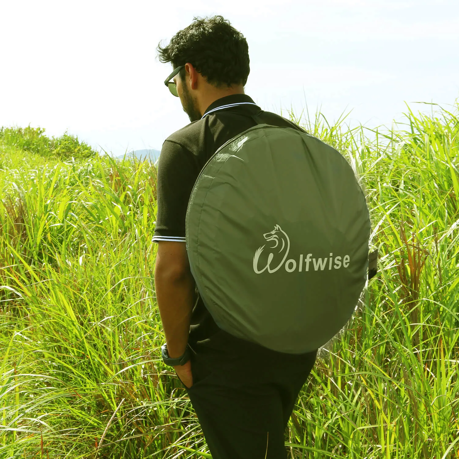 WolfWise Blazers A10 Pop up Privacy Tent Green