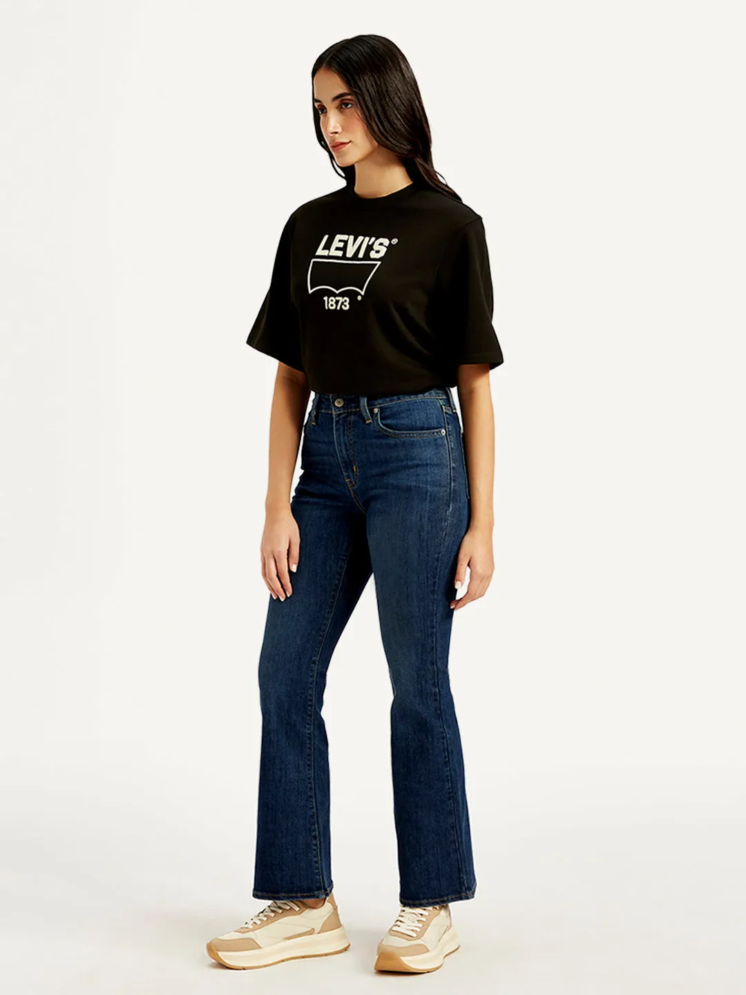 Women's 726 Indigo Slim Fit Mid Rise Jeans
