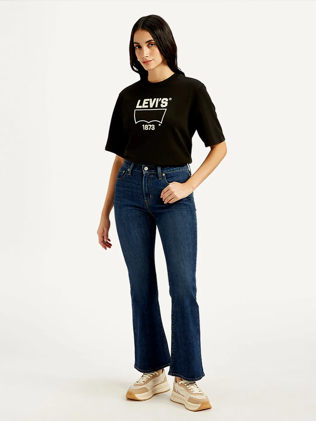 Women's 726 Indigo Slim Fit Mid Rise Jeans
