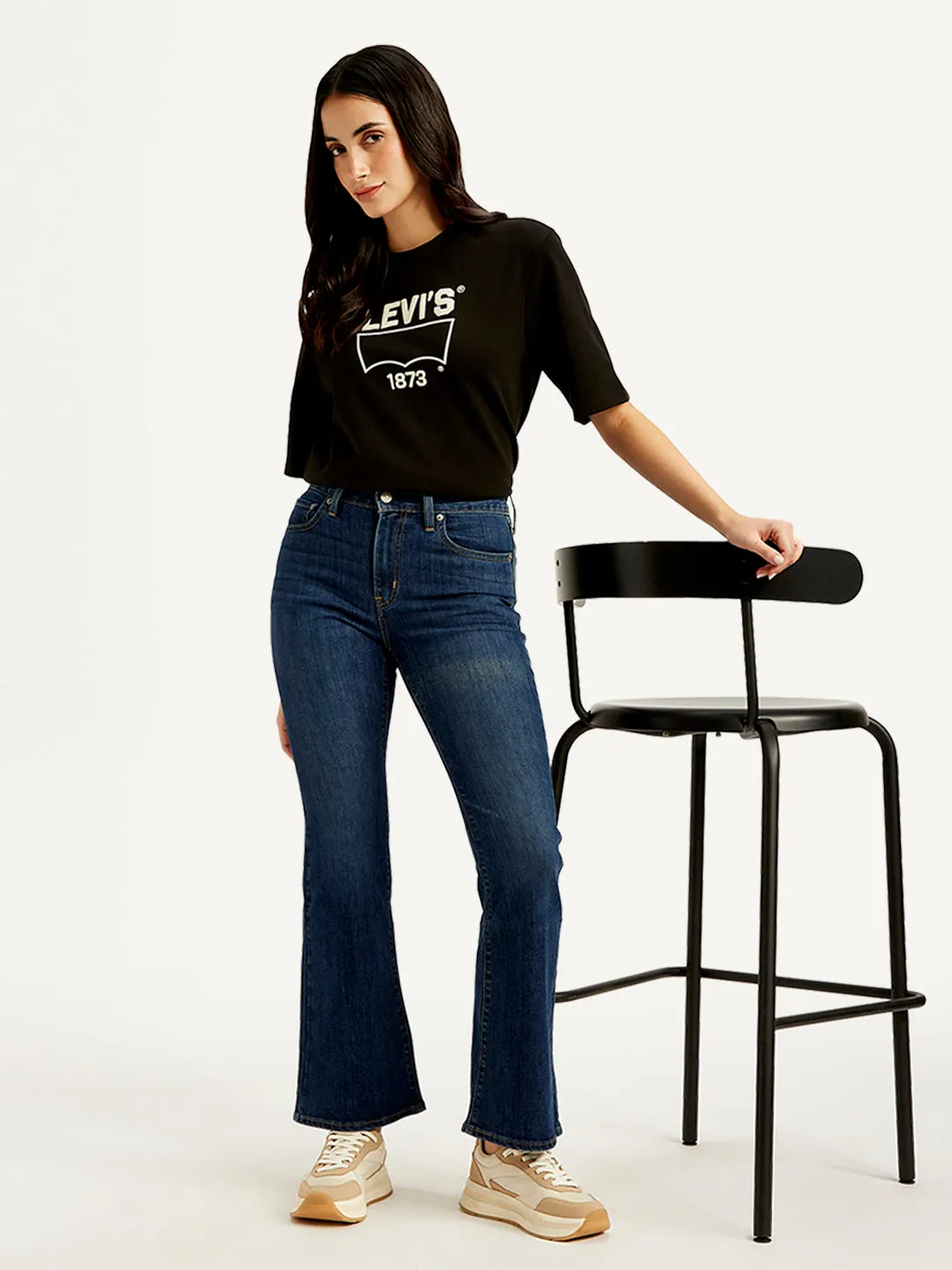 Women's 726 Indigo Slim Fit Mid Rise Jeans