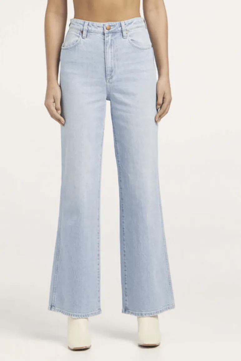 WRANGLER HI BELLS FLARED JEAN - BLUE SWELL