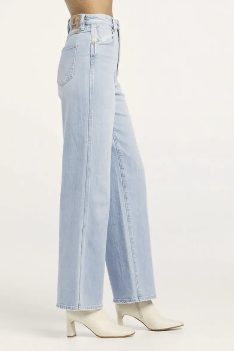 WRANGLER HI BELLS FLARED JEAN - BLUE SWELL