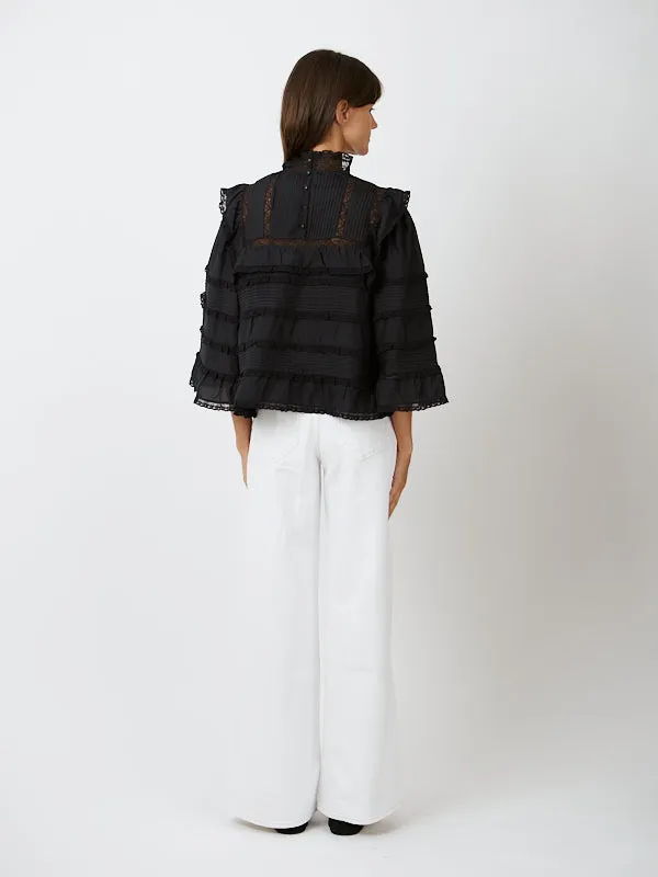 Zalmara Top in Black