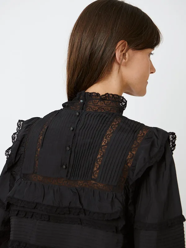 Zalmara Top in Black