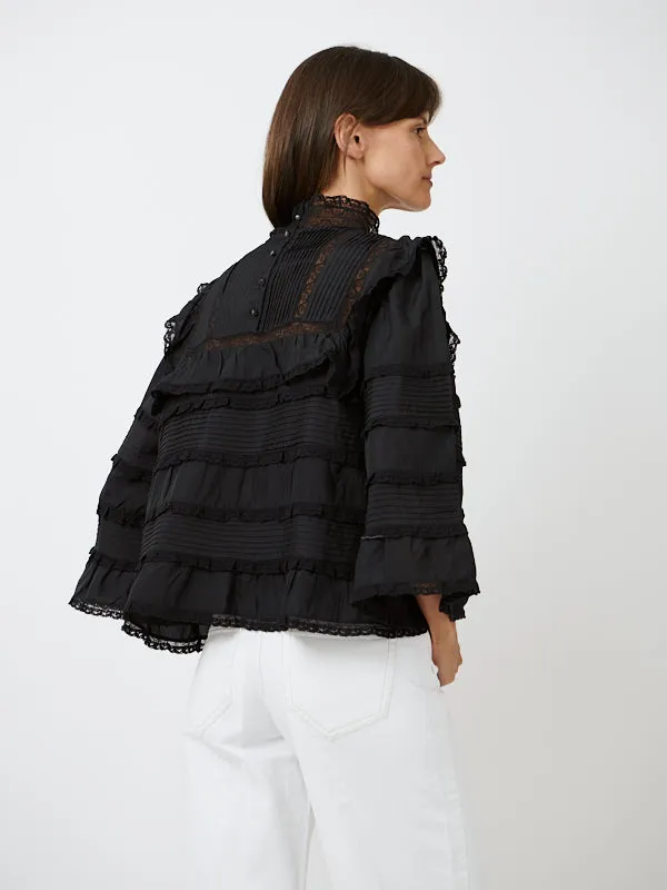 Zalmara Top in Black