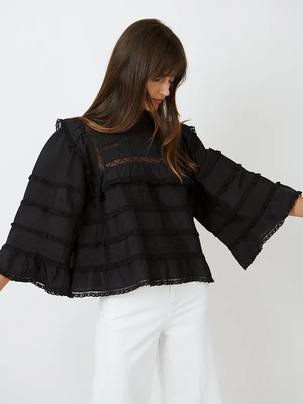 Zalmara Top in Black