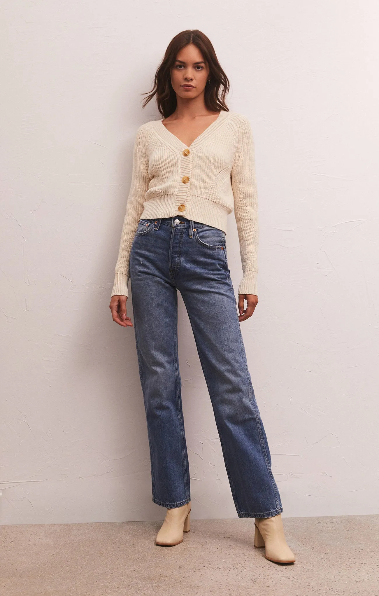 ZSU Britt Cardigan in Cream