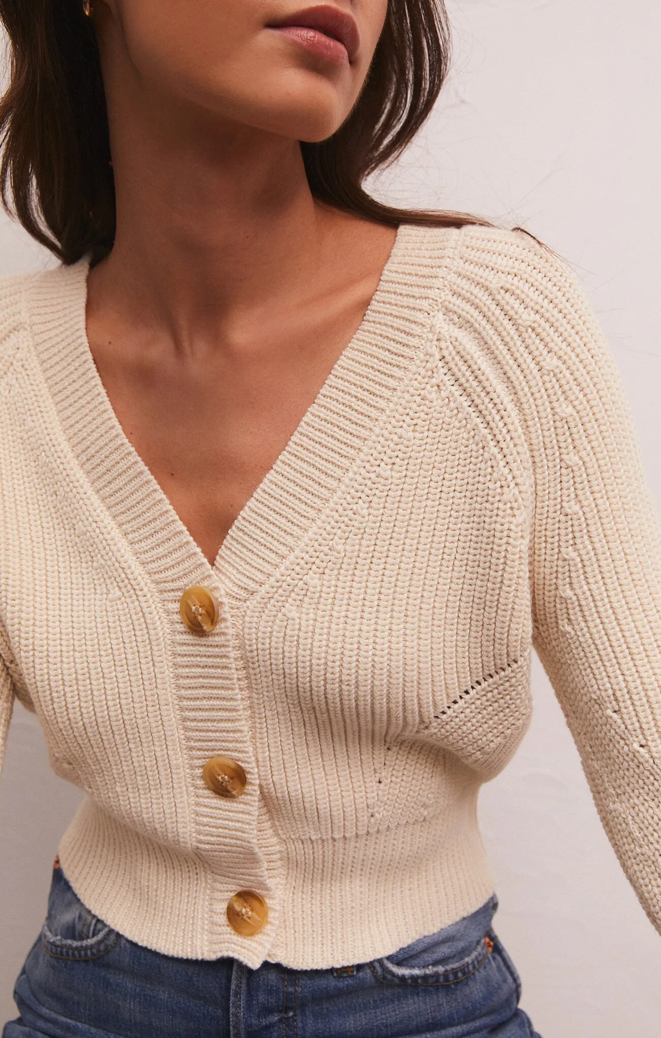 ZSU Britt Cardigan in Cream